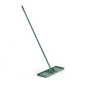 Outdoor Lawn Leveling Rake for Garden & Golf Lawn & Farm (Panel Size: 10 x 36 inch, Color: Green)